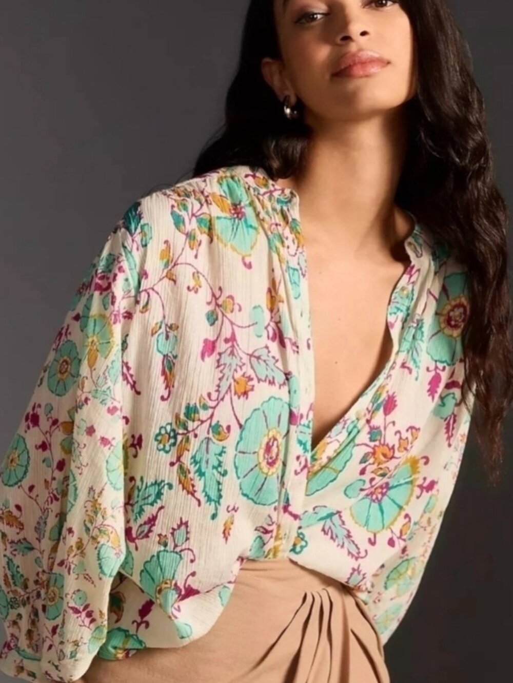 Pilcro by Anthropologie The Sidney Batwing Blouse